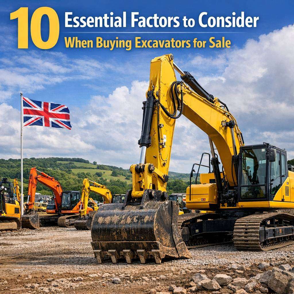 You are currently viewing 10 Essential Factors to Consider When Buying Excavators for Sale